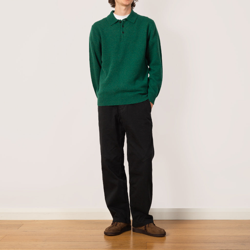 Knit Polo 9G - Bright Green