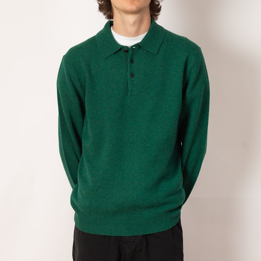 Knit Polo 9G - Bright Green