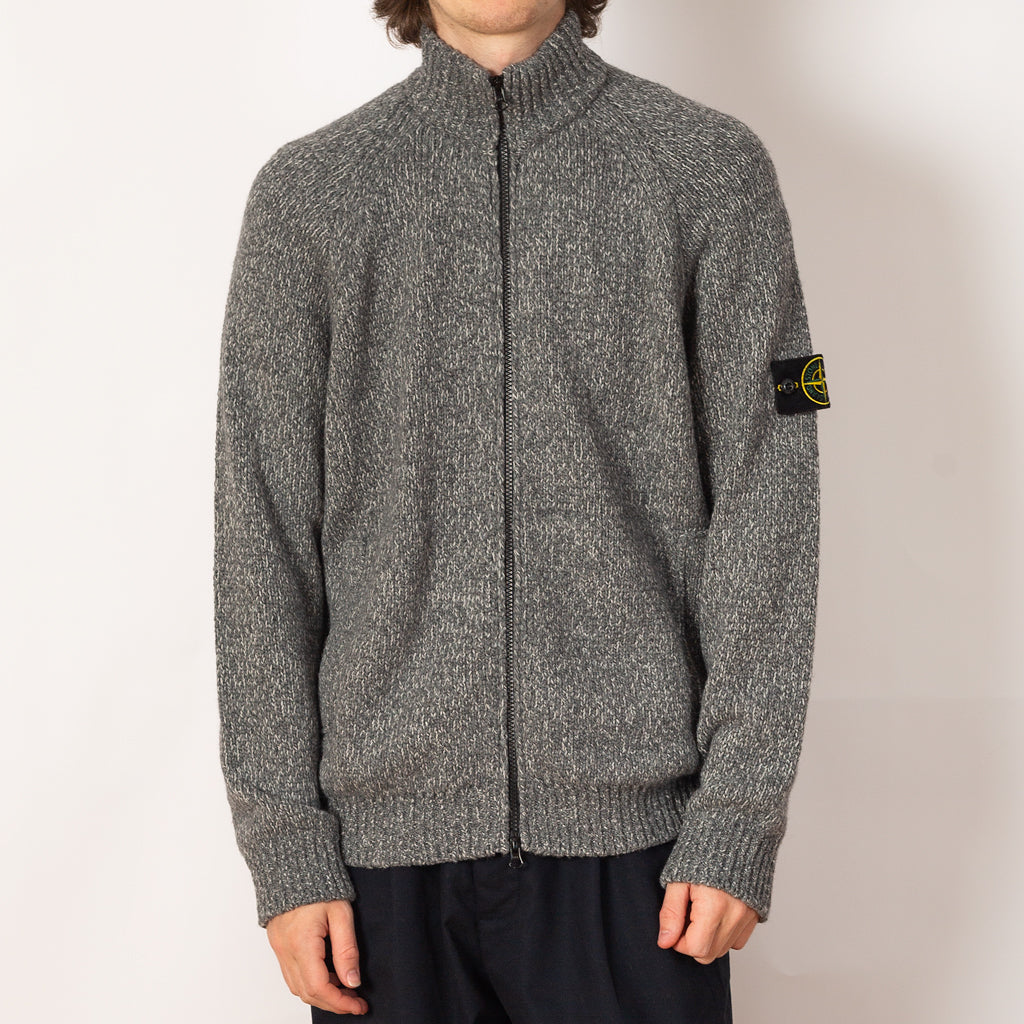 Full Zip Knit - Grey - V0M6B