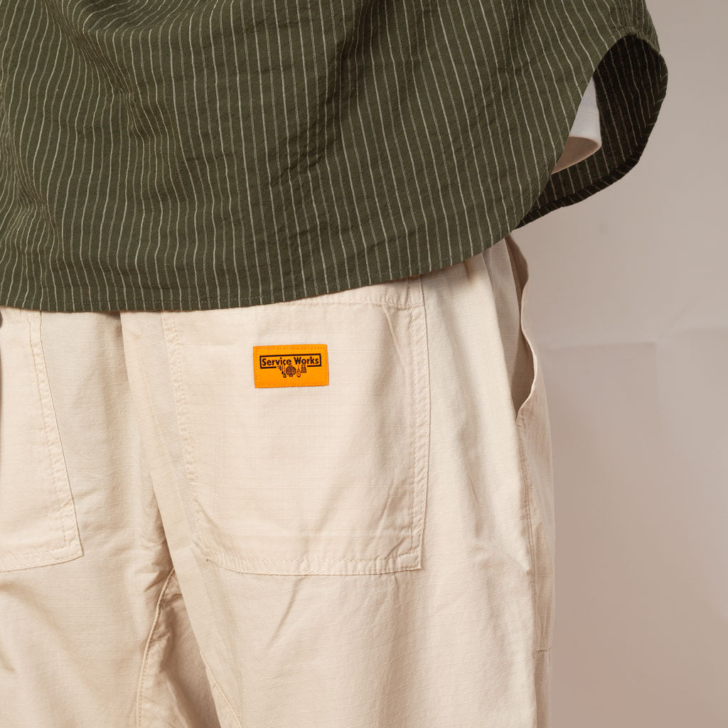 Ripstop Chef Pant - Bone