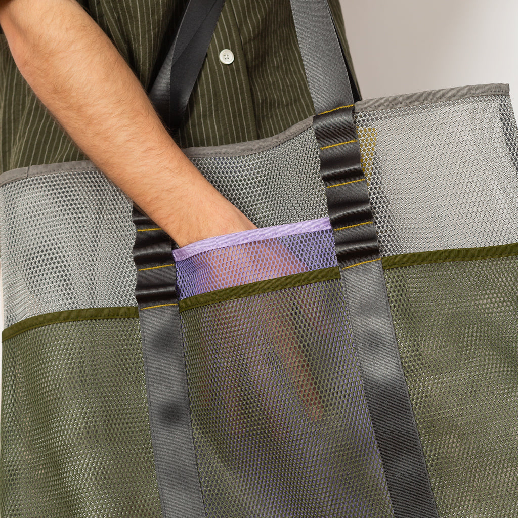 Equipment Mesh Tote Bag - White Multi