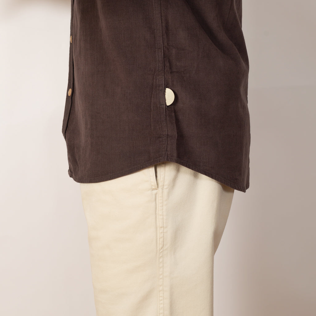 Direction Baby Cord Shirt - Black Grape