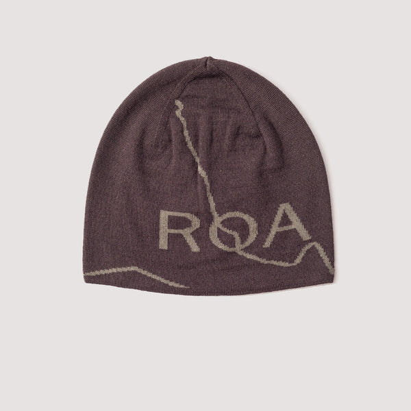 Logo Wool Beanie - Brown | Roa | Peggs & son.