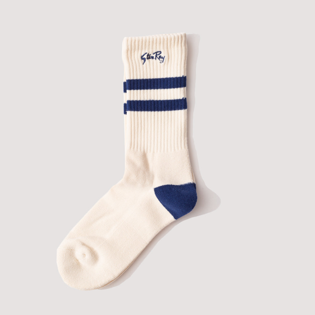 Sports Sock - Natural/Navy