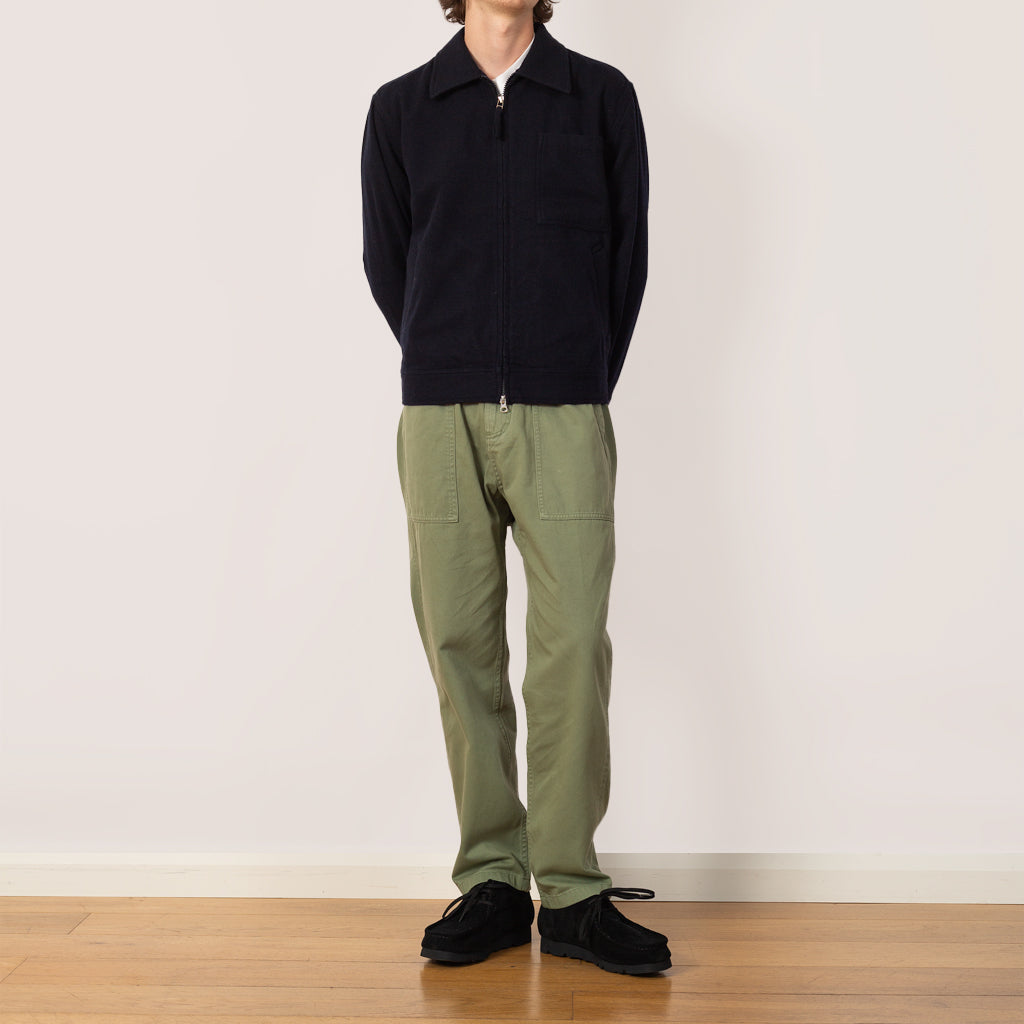 Rose Bowl Jacket - Navy Soft Recycled Wool