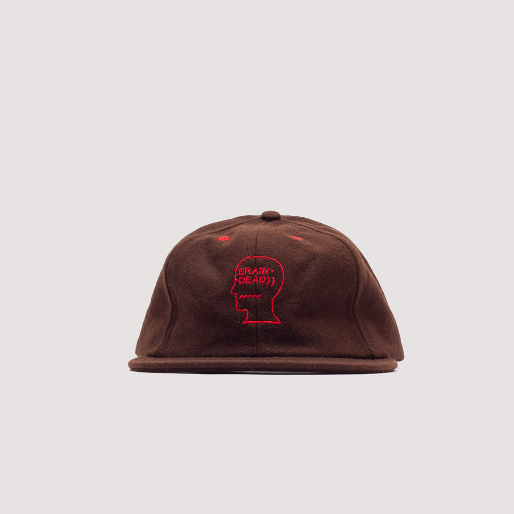 FLANNEL CLASSIC LOGOHEAD 6 PANEL HAT - Brown