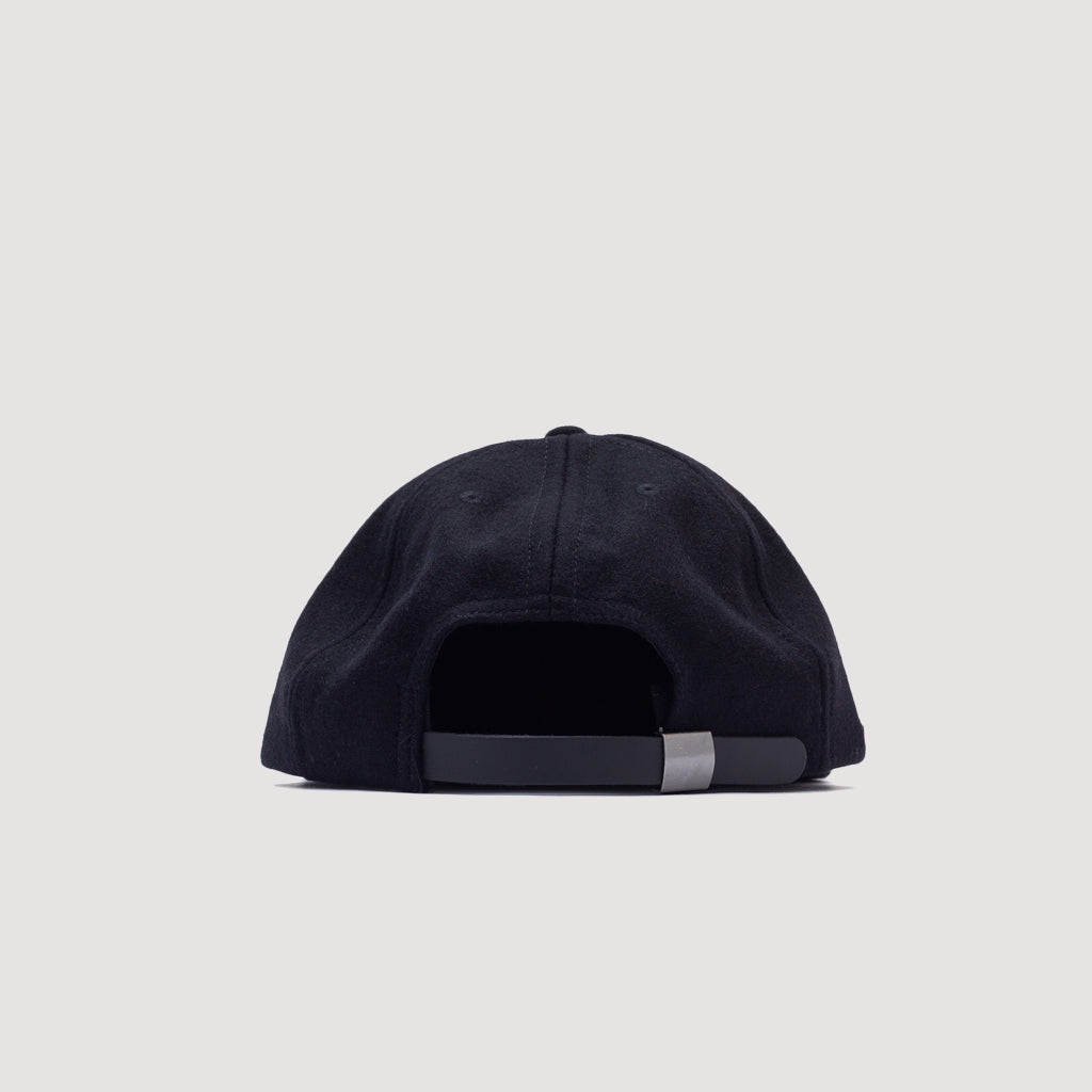 FLANNEL CLASSIC LOGOHEAD 6 PANEL HAT - Black
