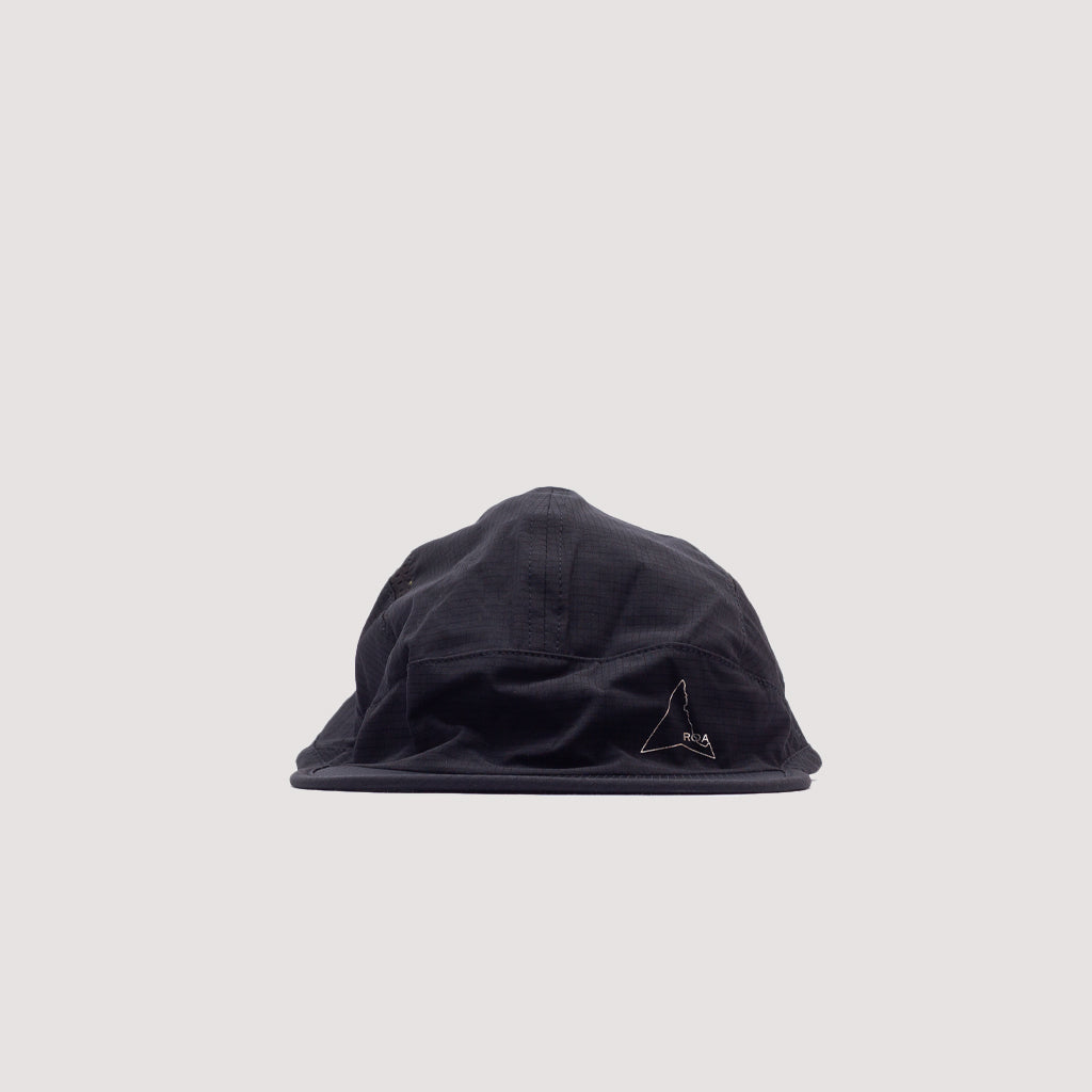 Bri Open Weave Cap - Black