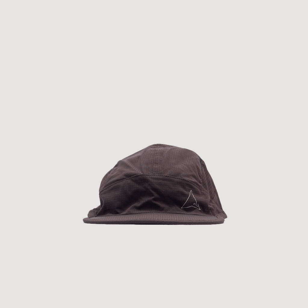 Bri Open Weave Cap - Dark Brown