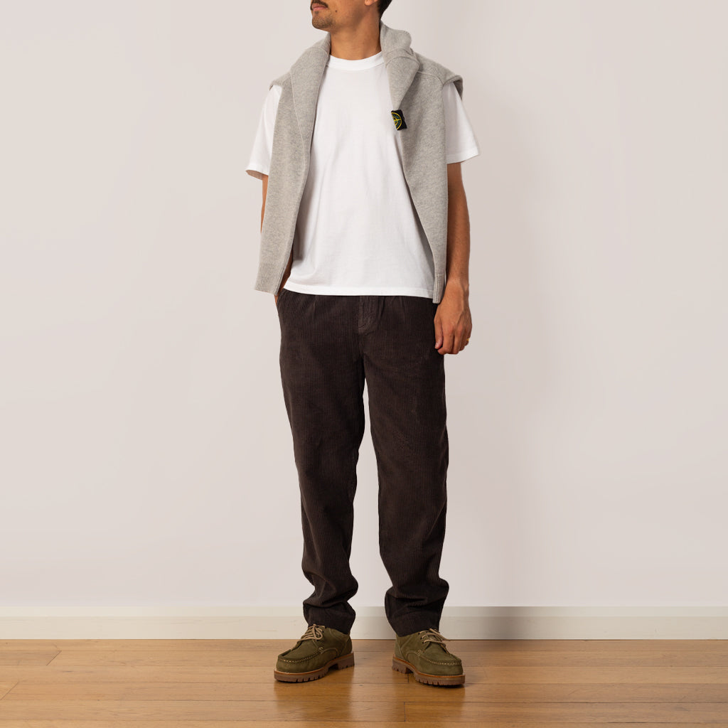 Signal Pant - Black Grape Chunky Cord