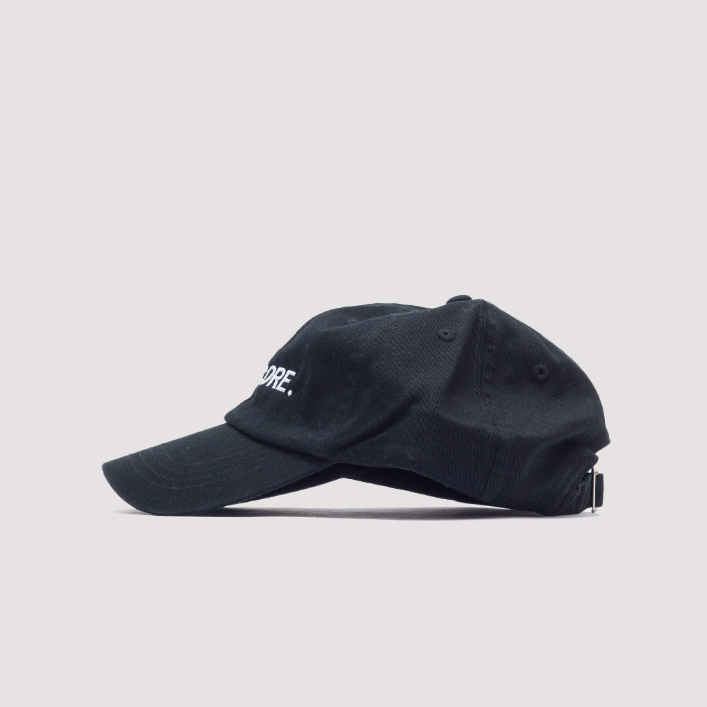 Hardcore Embroidered Cap - Black