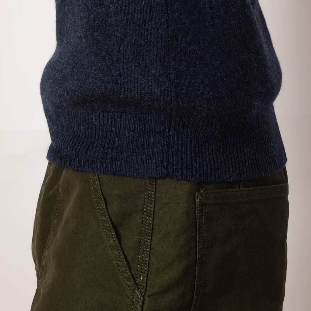 Knit Polo 9G - Navy
