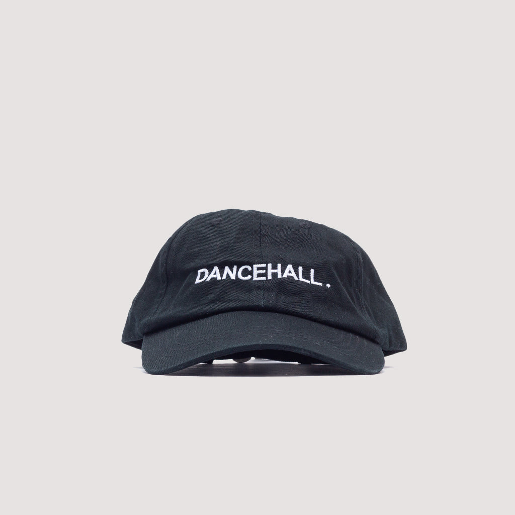 Dancehall Embroidered Cap - Black