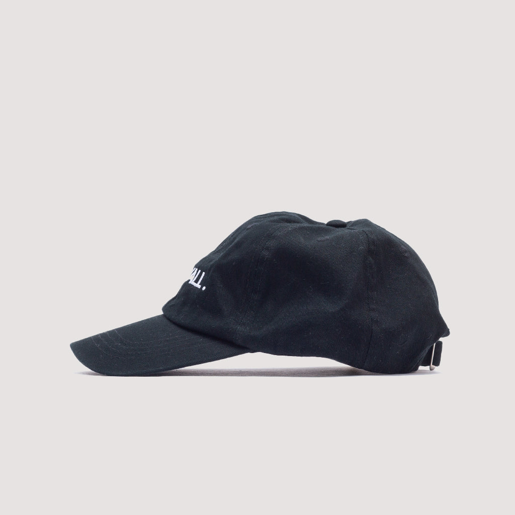 Dancehall Embroidered Cap - Black