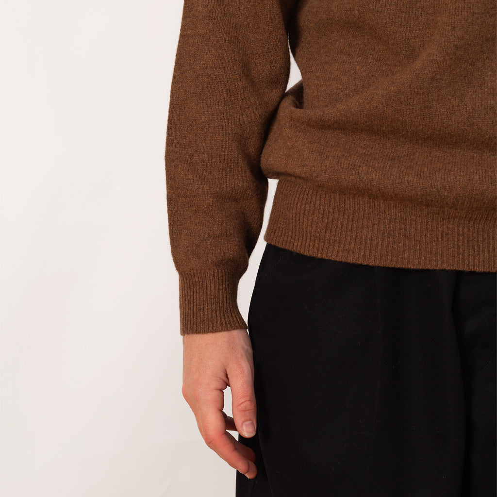 Knit Polo 9G - Brown