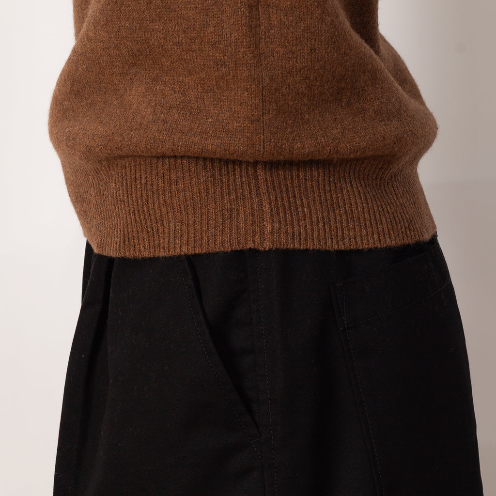 Knit Polo 9G - Brown