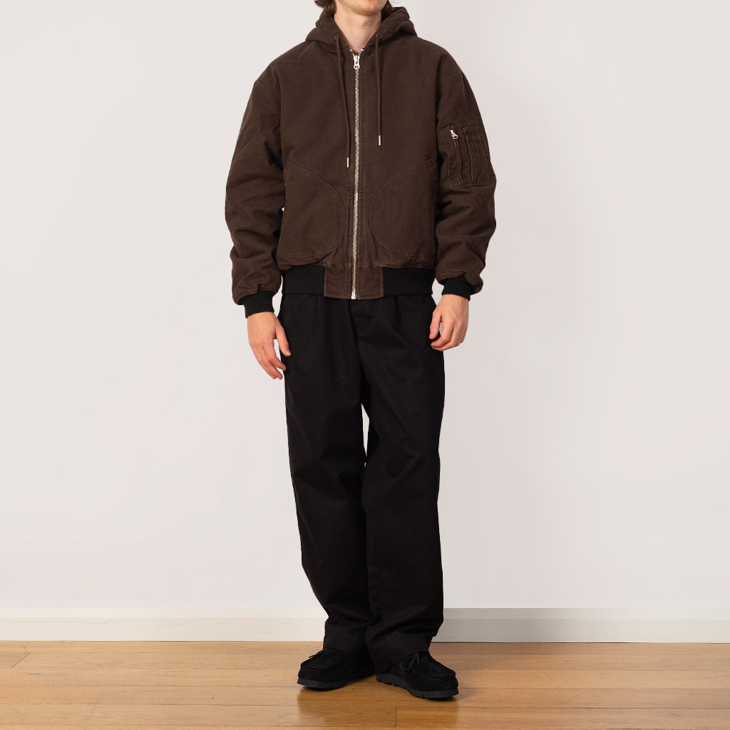 Hooded Flight Jacket - Delicioso