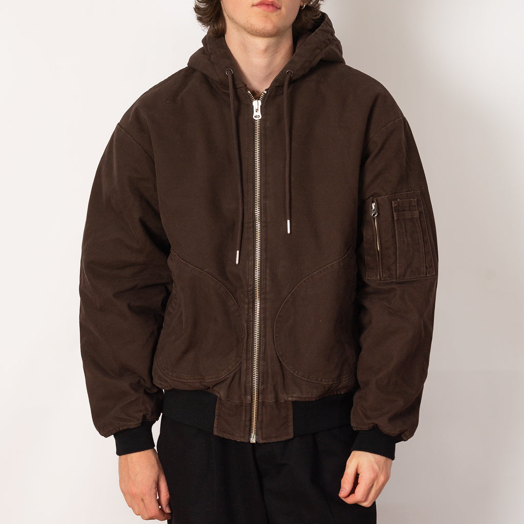 Hooded Flight Jacket - Delicioso