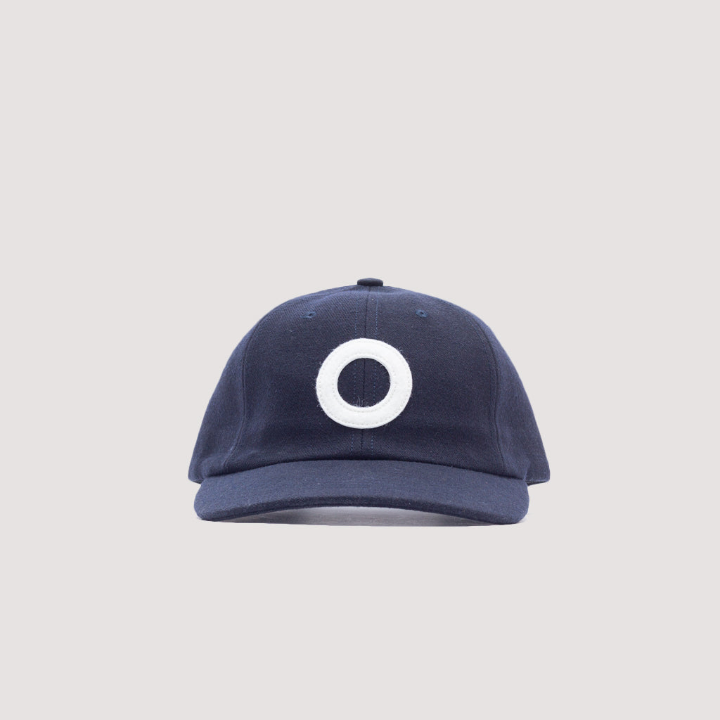 Peggs & son O 6 Panel Cap - Dark Navy/Off White