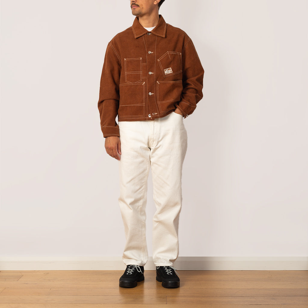 Station Jacket - Brown Wonky Wear