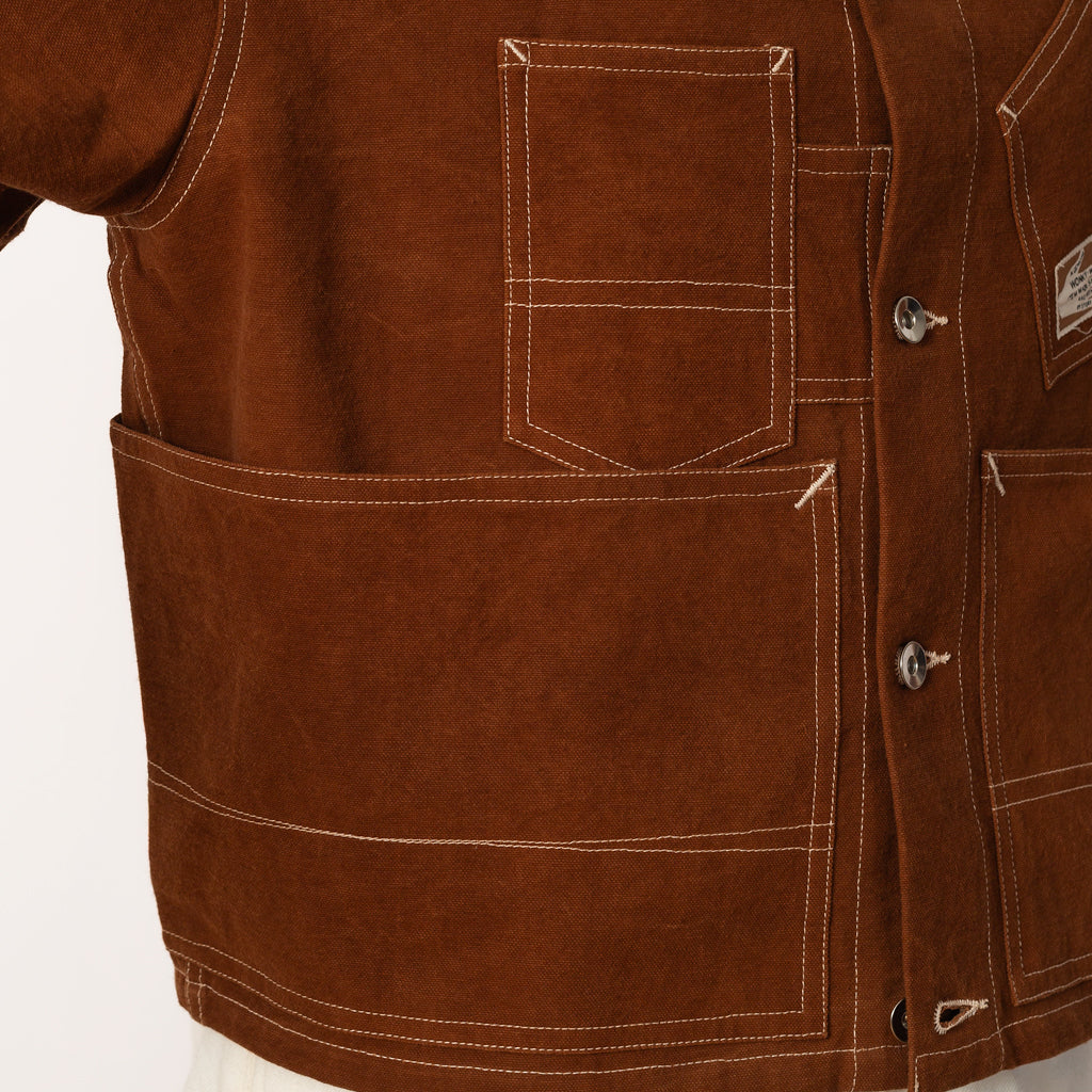 Station Jacket - Brown Wonky Wear