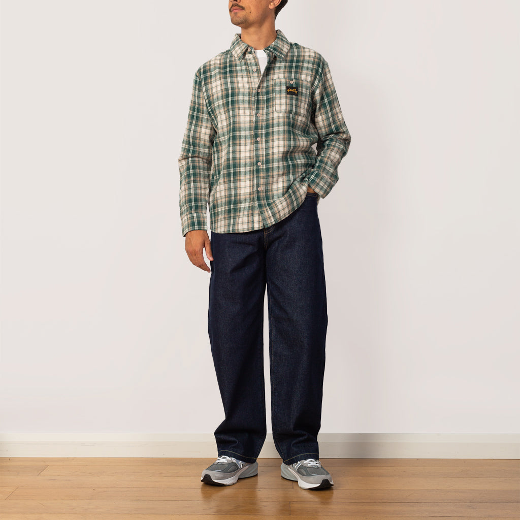 Flannel Shirt - Green Plaid