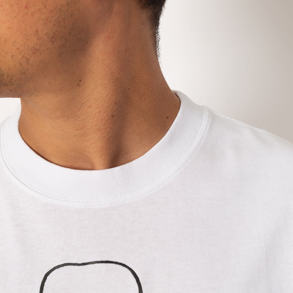 BRAIN DEAD LOGO HEAD T-SHIRT - White