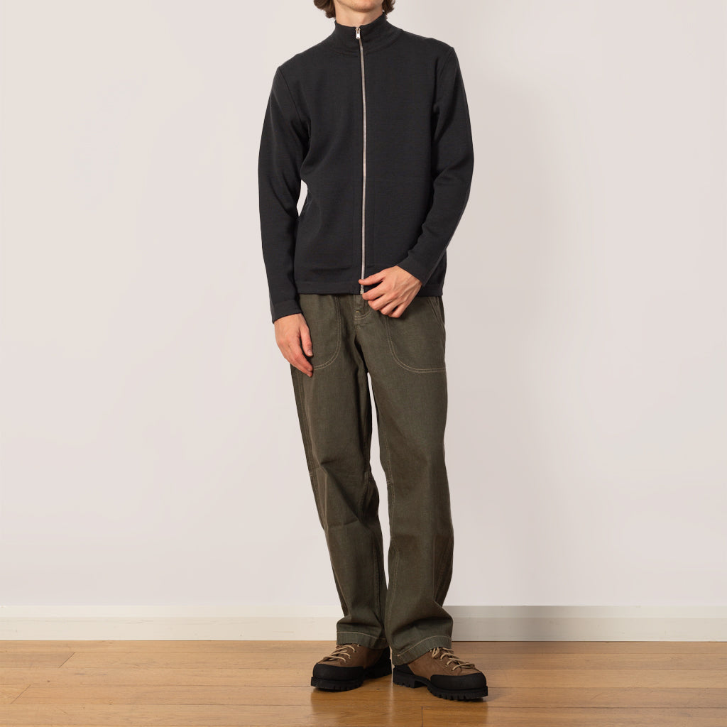 Naval Full Zip - Molten Grey