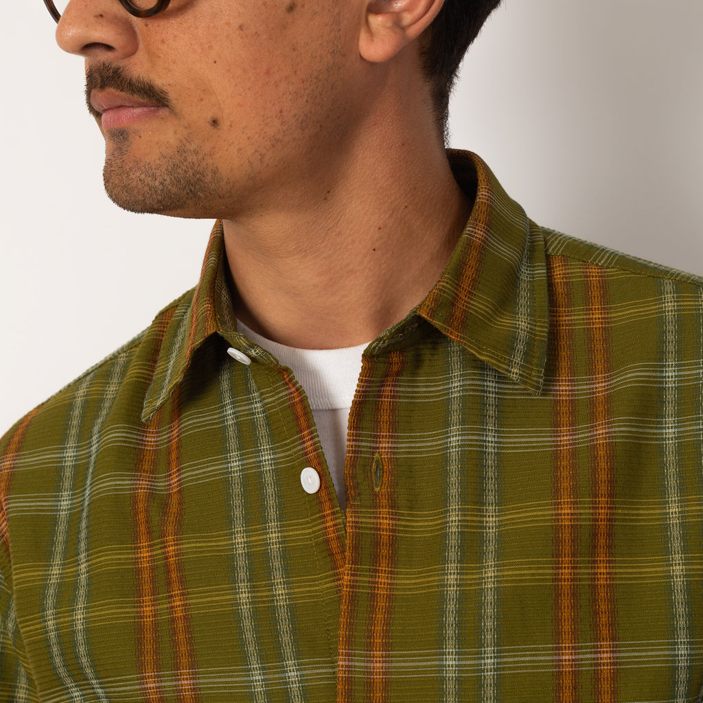 Freddy Pocket Shirt 50011 - Green Check 734
