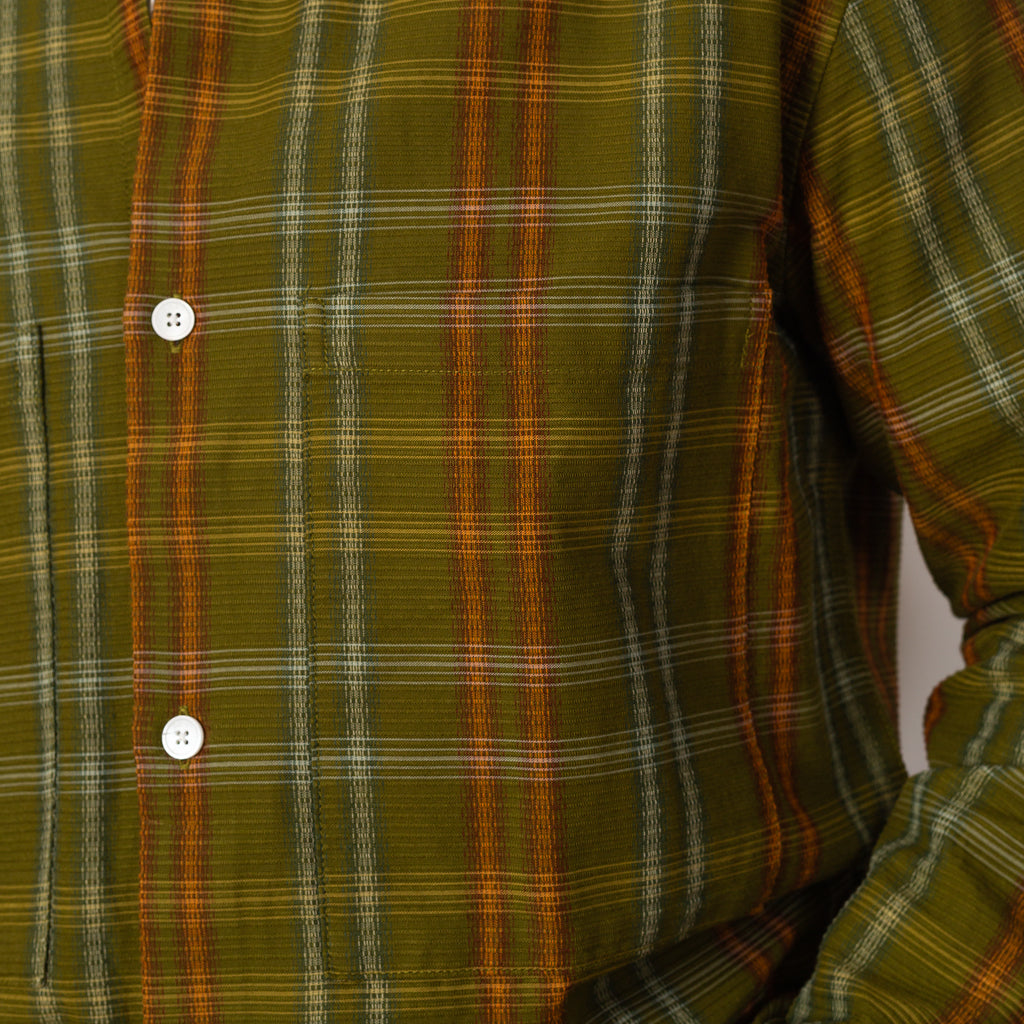 Freddy Pocket Shirt 50011 - Green Check 734