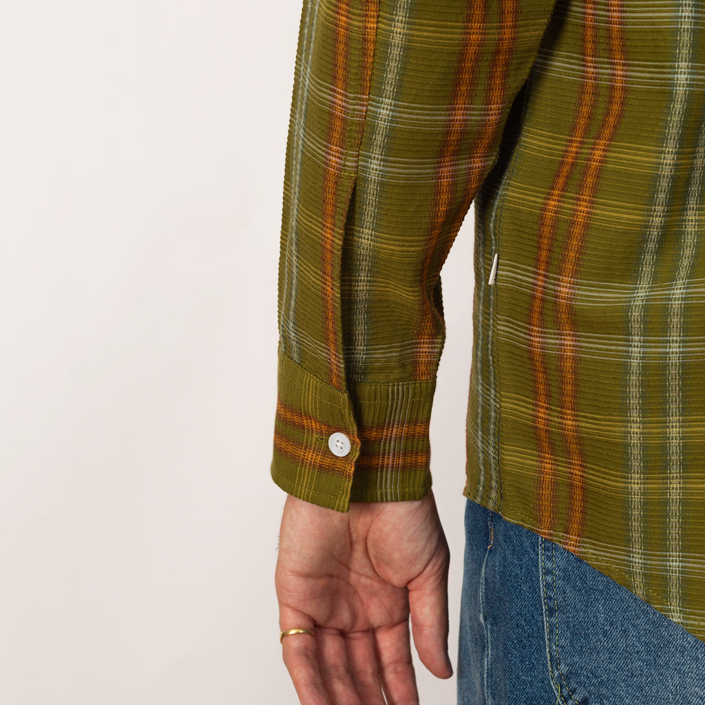 Freddy Pocket Shirt 50011 - Green Check 734
