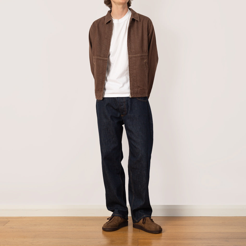 Japanese Slub Denim Jacket - Amber