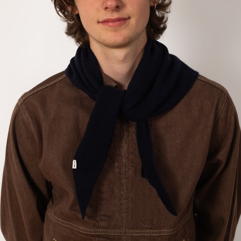 Traingle Scarf 6623 - Navy Blue