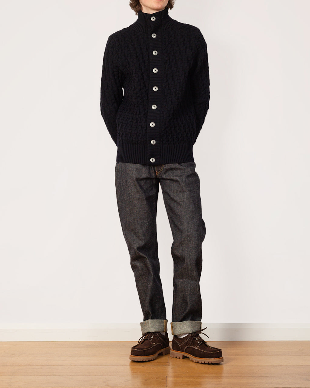 Stark Cardigan - Navy