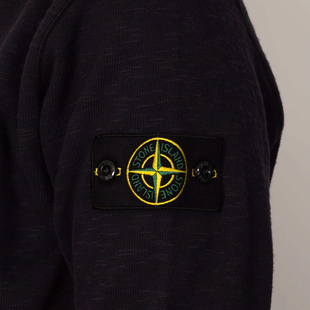 Crew Neck Slub - Ink - V0026