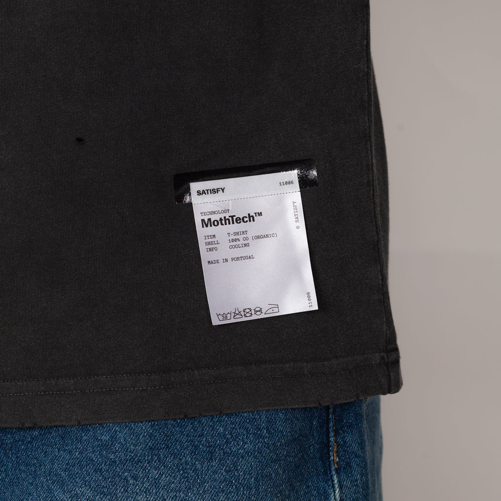 MothTech T-Shirt - Aged Black