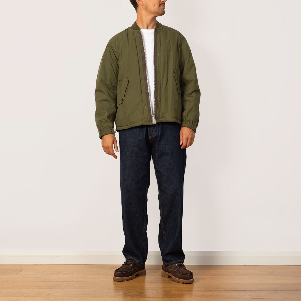 Reversible MA-1 Type Jacket - Olive