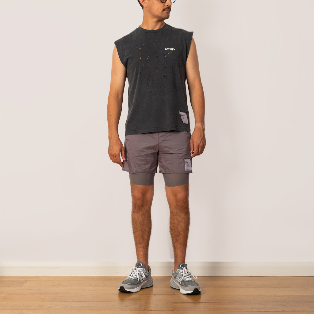 MothTech Muscle Tee - Aged Black