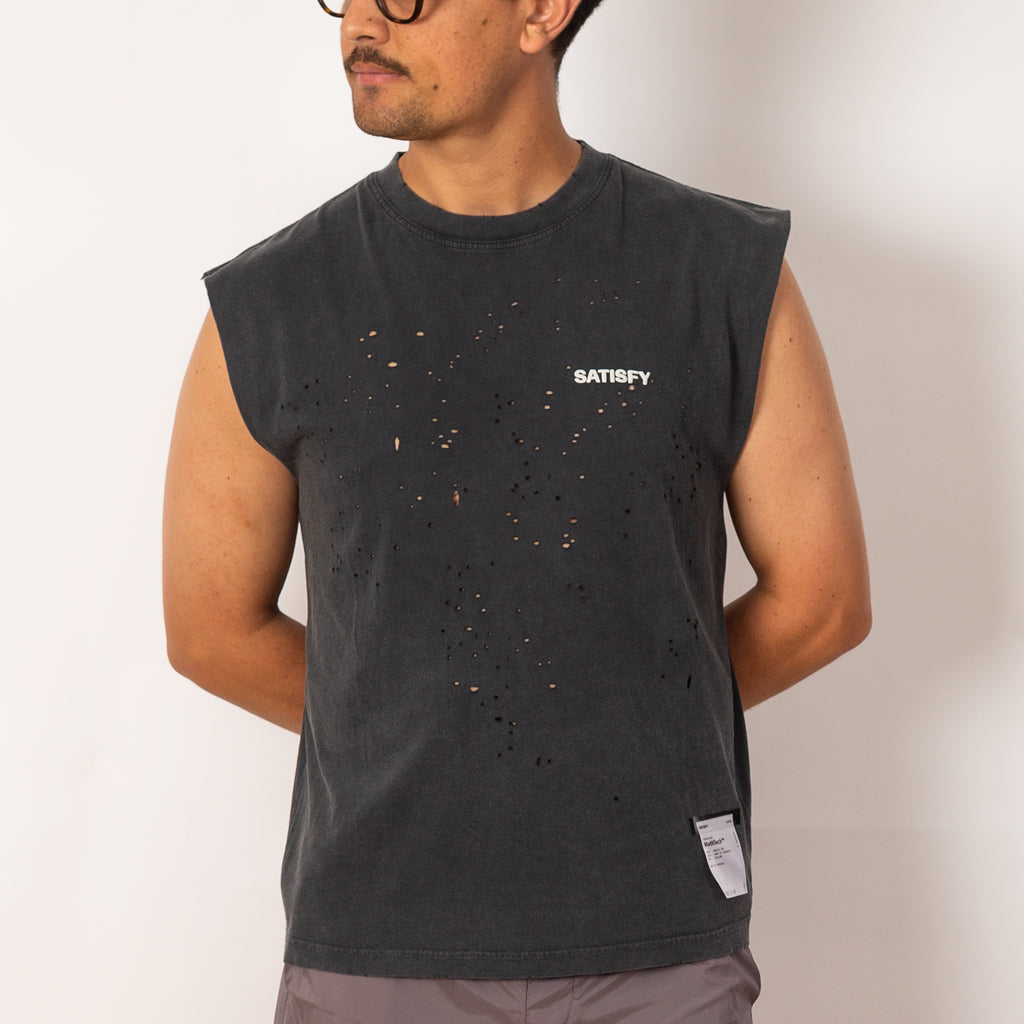 MothTech Muscle Tee - Aged Black