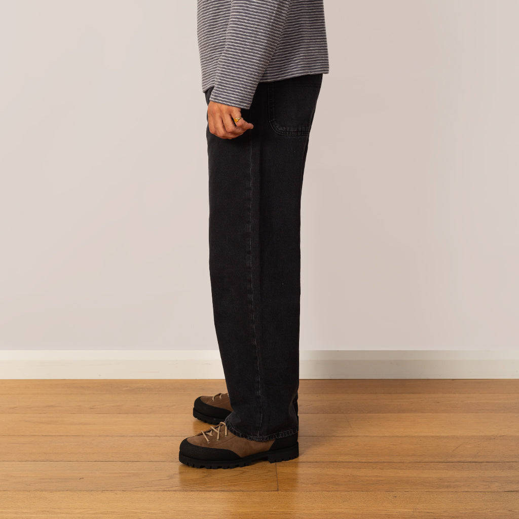 Wide 5 Jean - Washed Black