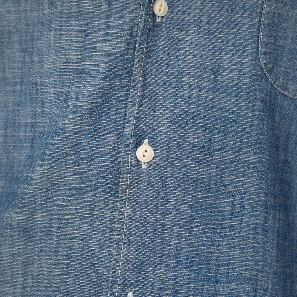 Curtis Light Chambray Shirt - Light Indigo