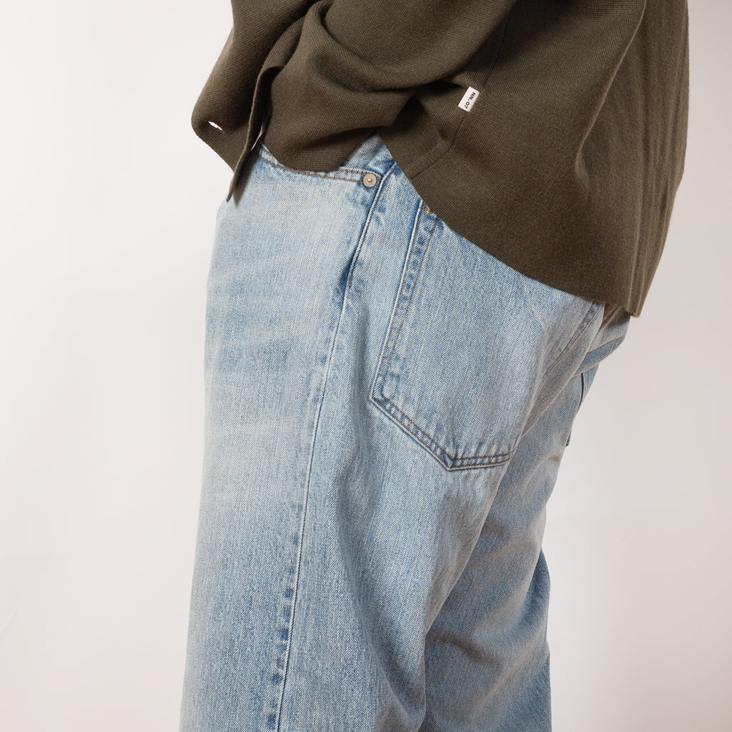 Loose Ankle Denim - Bleach | Ordinary Fits | Peggs & son [X:ORDINARY] DAMAGE DENIM JEANS