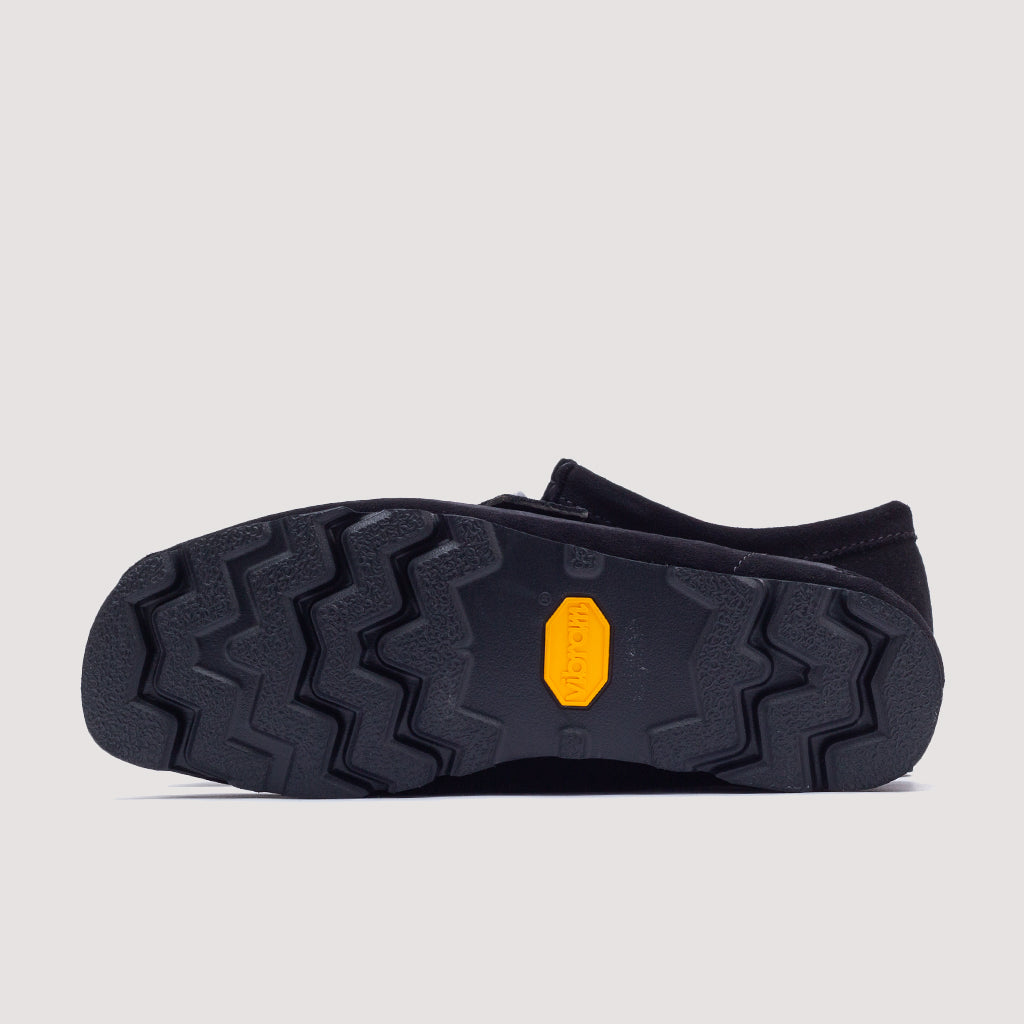 Wallabee Strap Lo - Black Suede