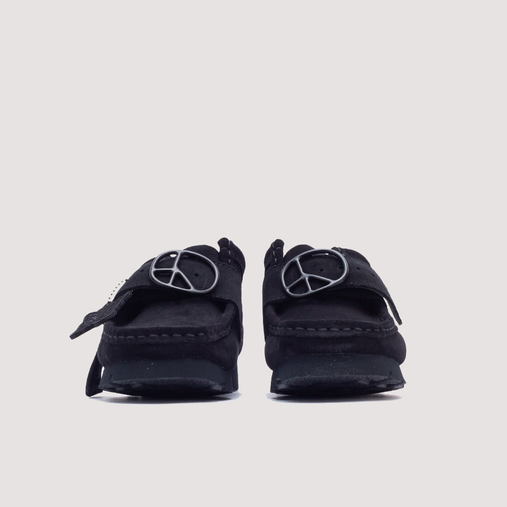 Wallabee Strap Lo - Black Suede