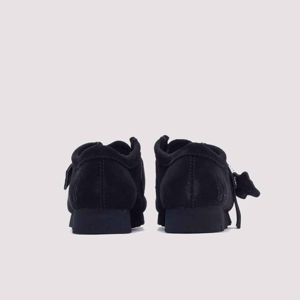 Wallabee Strap Lo - Black Suede