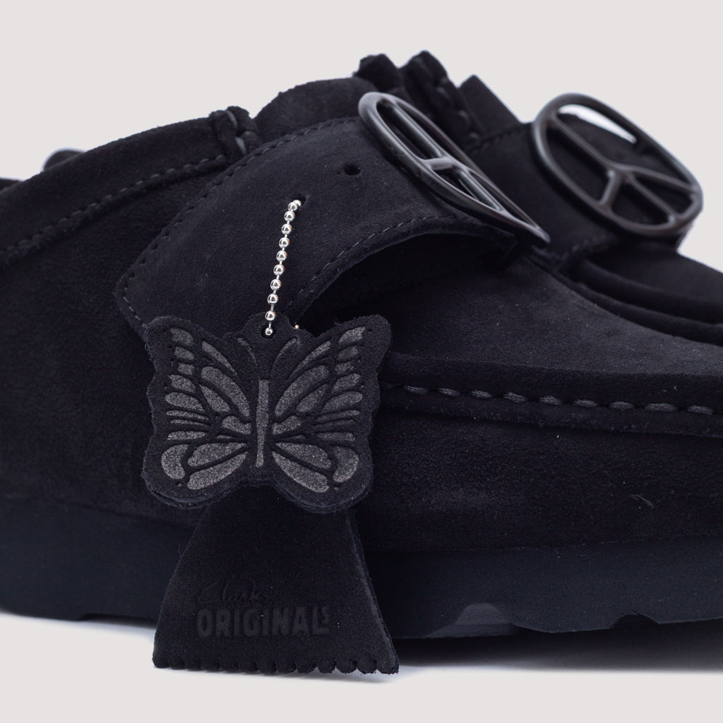 Wallabee Strap Lo - Black Suede