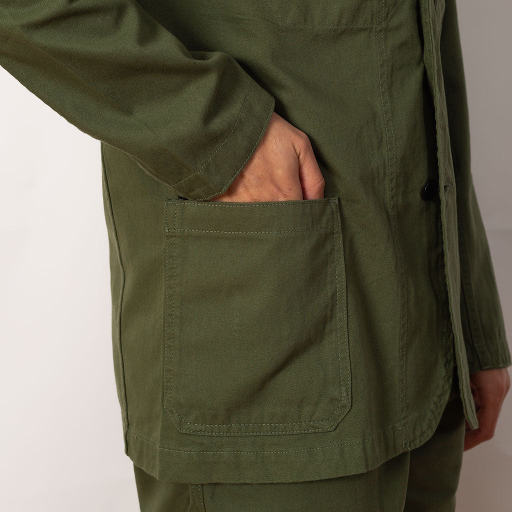 Drill Server Suit Jacket - Olive