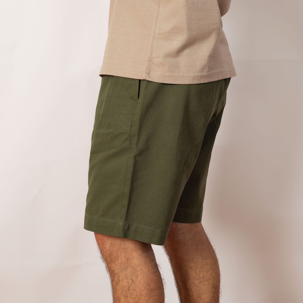Drill Part Timer Short - Olive