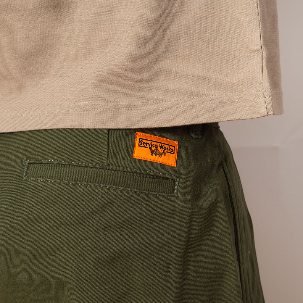 Drill Part Timer Short - Olive