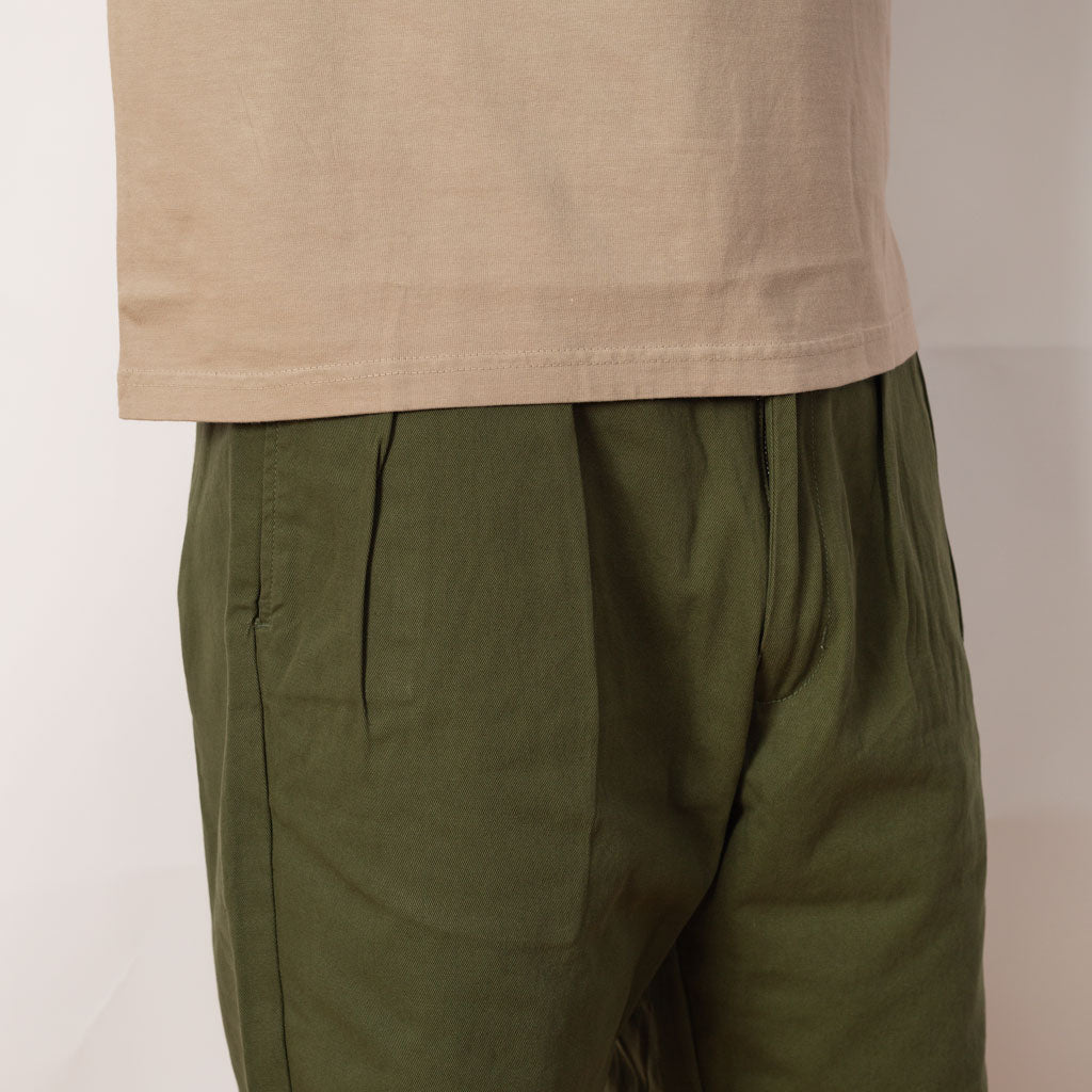 Drill Part Timer Short - Olive